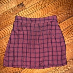 American Eagle high waisted plaid skirt